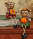 Highland Cow Fall Shelf Sitter