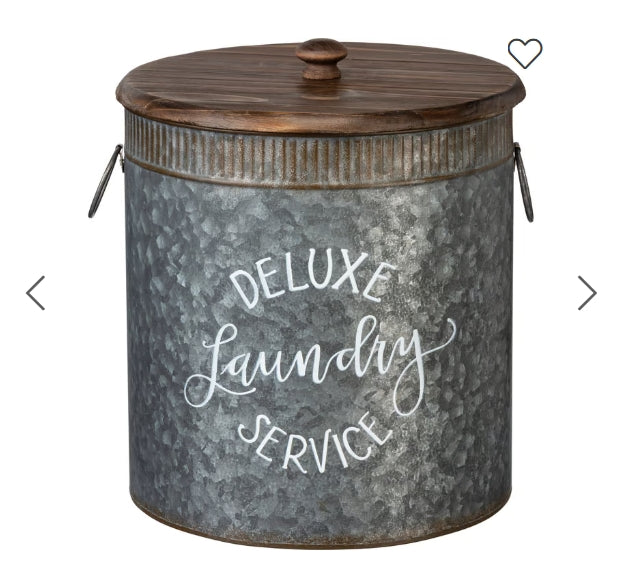 Galvanized Metal Laundry Bins