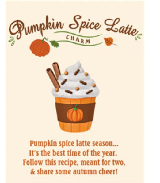 Pumpkin Spice Latte Pocket Charm