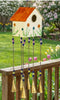 Decorative Wind Chime, Metal, Birdhouse