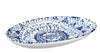 Ceramic Debossed Oval Plate