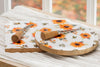 Sunflower Fields Serving Board, Wooden Cheese Board with Knife