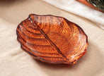 glass leaf plate