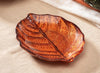 glass leaf plate