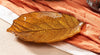 Glass Leaf Dish, Yellow, 10.5