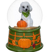Fall Dog Snow Globe