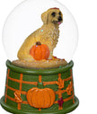 Fall Dog Snow Globe
