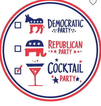 Cocktail Party Car Magnet