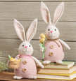 Hop Into Spring Table Decor Fabric Bunny