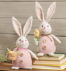Hop Into Spring Table Decor Fabric Bunny
