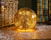 LED Table Décor Glass Ball with Tree
