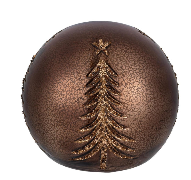 LED Table Décor Glass Ball with Tree