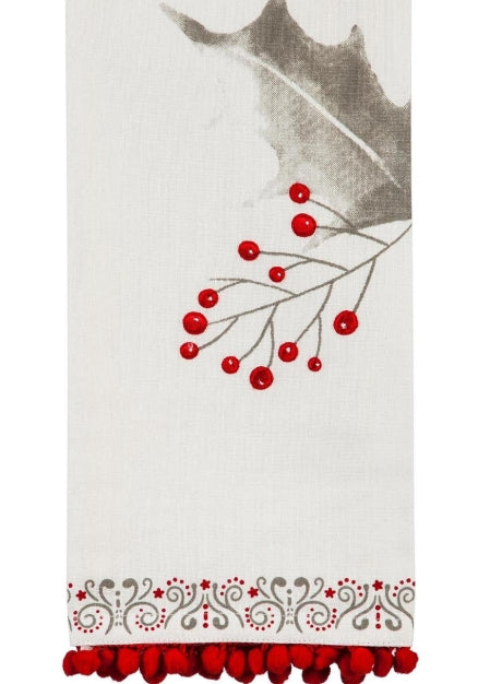 Woodland Storybook Kitchen Towel Yuletide Tea Towel