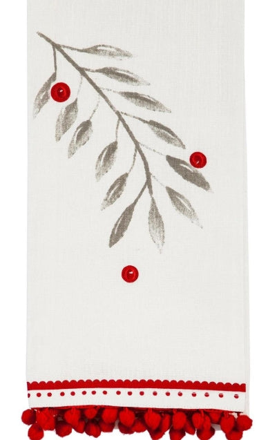 Woodland Storybook Kitchen Towel Yuletide Tea Towel