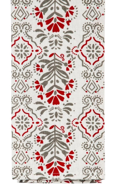 Woodland Storybook Kitchen Towel Yuletide Tea Towel