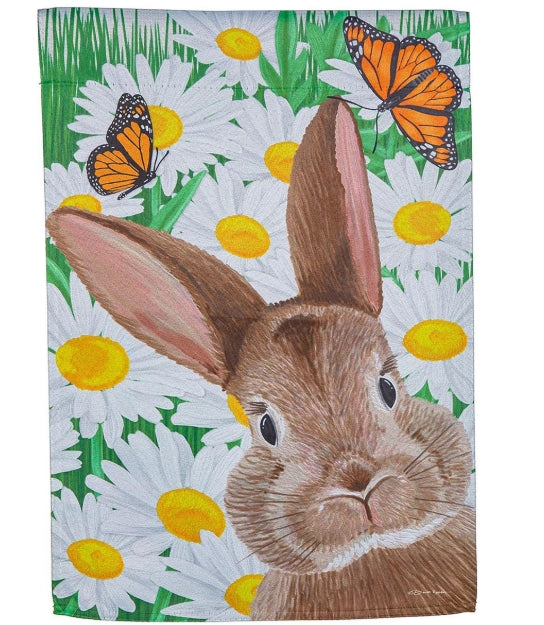 Hello Bunny House Flag