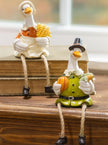 Resin Goose with Dangling Legs
