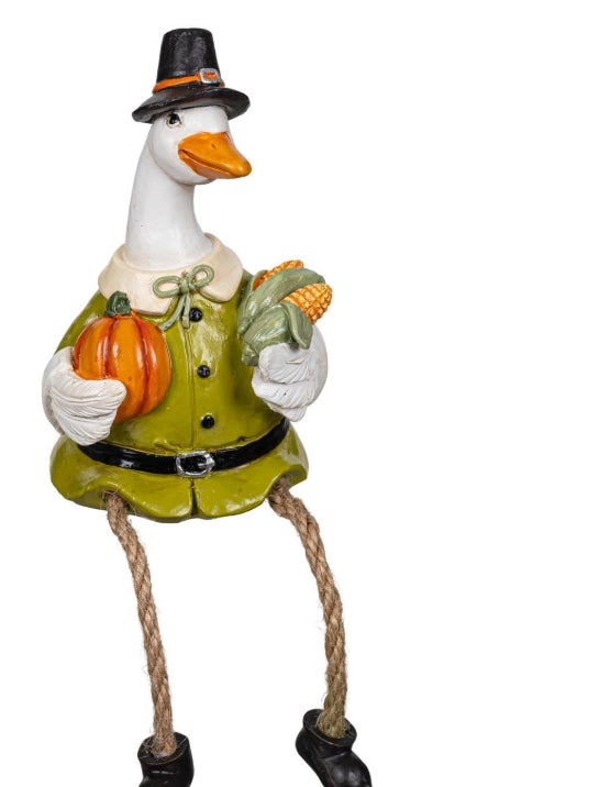 Resin Goose with Dangling Legs