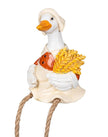 Resin Goose with Dangling Legs