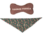 Christmas bandana and toy gift set for dogs