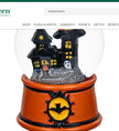Haunted House Small Water Globe