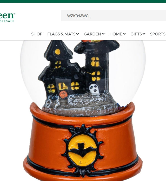Haunted House Small Water Globe