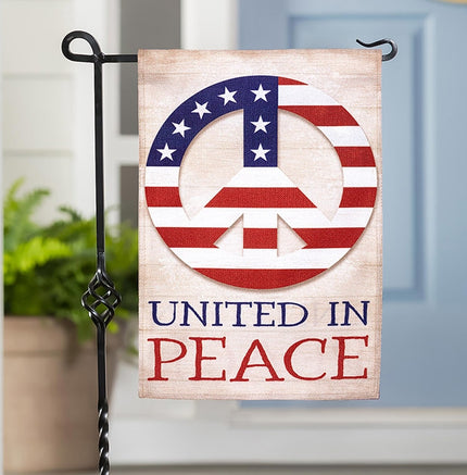 United in Peace Garden Flag
