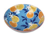 Lemon and Orange Stoneware Bowl