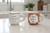 Ceramic Humor Thought Bubble Mugs with Bamboo Lid/coaster