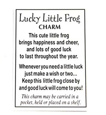 Lucky Little Frog Charm
