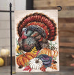 Applique Turkey Garden Flag