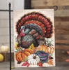 Applique Turkey Garden Flag
