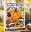 Tis' The Season Fall Applique Garden Flag