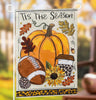 Tis' The Season Fall Applique Garden Flag