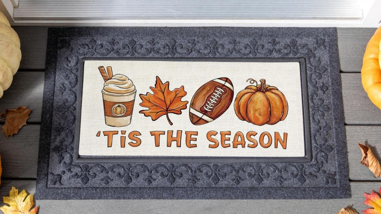'Tis the season football sassafras switch mat