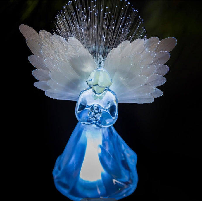 Angel Fiber Optic Solar Garden Stake