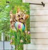Kitten Easter House Flag