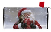 Purrfect Christmas Mailbox Cover