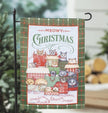 Meowy Christmas Suede Garden Flag