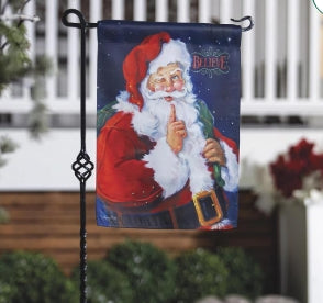 Santa's Believe Garden Flag