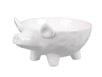 Footed Pig Bowl
