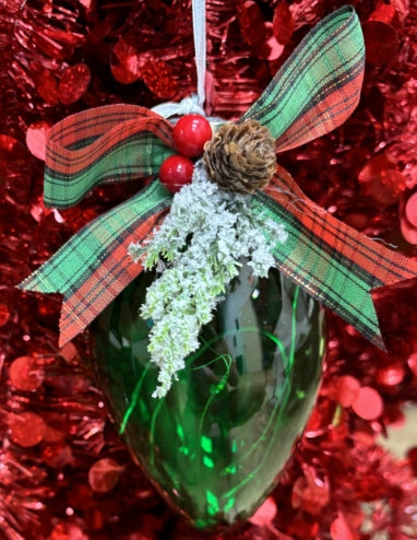 Light up Christmas Bulb ornaments