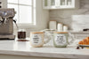 Ceramic Thought Bubble Mugs with Bamboo Lid/Coaster