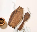 Acacia Wood Bear Charcuterie Board with Spreader