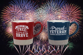 Ceramic Americana Veteran 16oz Mugs,
