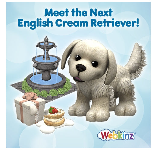 English Cream Retriever Webkinz