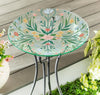 Glass Fold Art Bird Bath