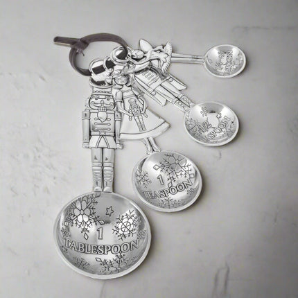 Nutcracker measuring spoons set of four