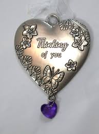 Language of Love Heart Zinc Ornaments