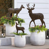 Set of 3 Plow and Hearth Deer Stakes